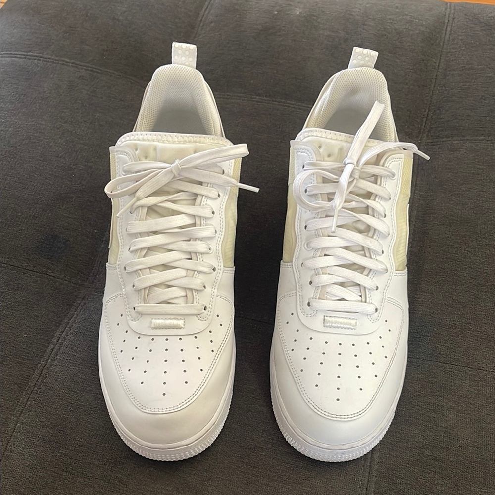 Nike Air Force 1 React Shoes "Coconut Milk" - DH7615 100 Expeditedship
